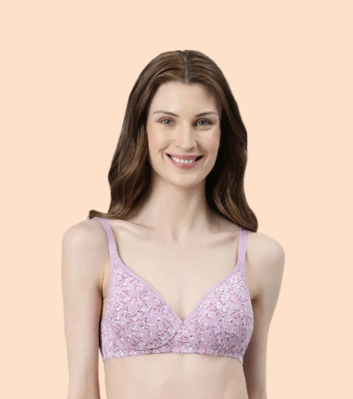 Casual Attire For Women Enamor Perfect Coverage Supima Cotton T-Shirt Bra For Everyday Comfort - Padded, Non-Wired Bra & Medium Coverage Bra | A039