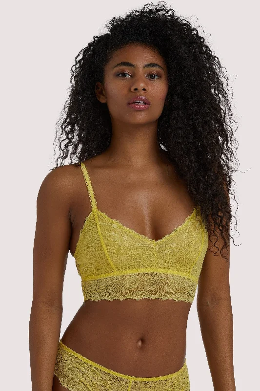 Women's Chic Outfit Ariana Yellow Everyday Bralette