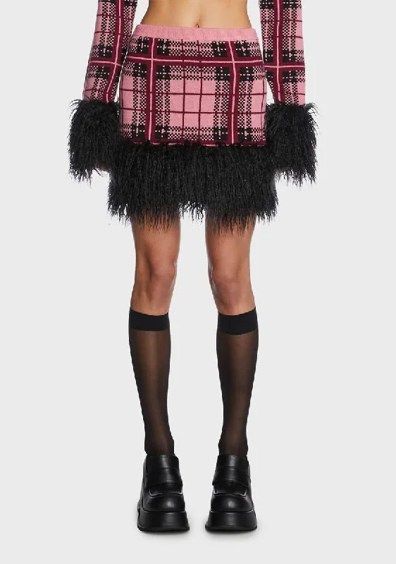 Women's Clothing Brat Plaid Skirt