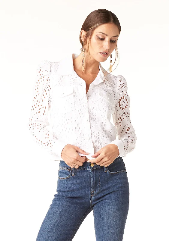 Women's Trendy Garments Averill Eyelet Jacket