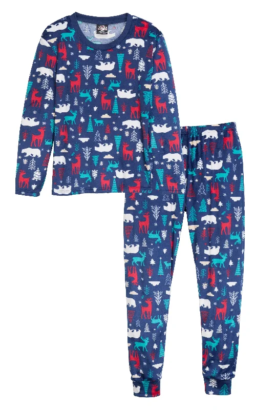 Women's Vacation Clothes Womens Matching Printed Snug Fit Family Pajamas