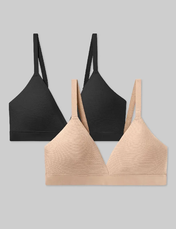 Women's Holiday Clothing Women's Air Triangle Bralette Set (2-Pack)