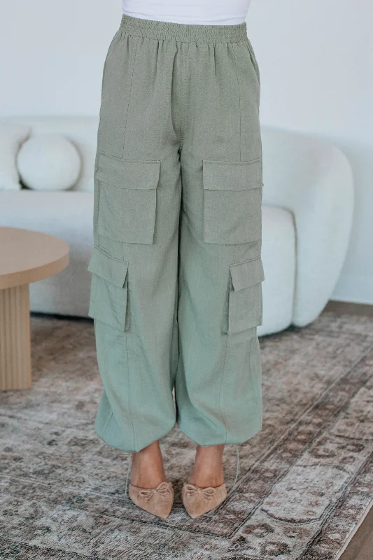 Women's Versatile Apparel Ronni Cargo Pants - Light Olive