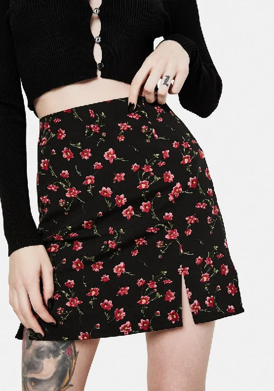 Affordable Women's Attire Kaya Floral Mini Skirt