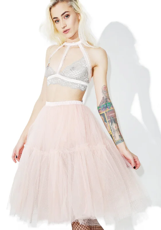 Women's Clothing And Garments Sets Palatial Sheer Tulle Skirt