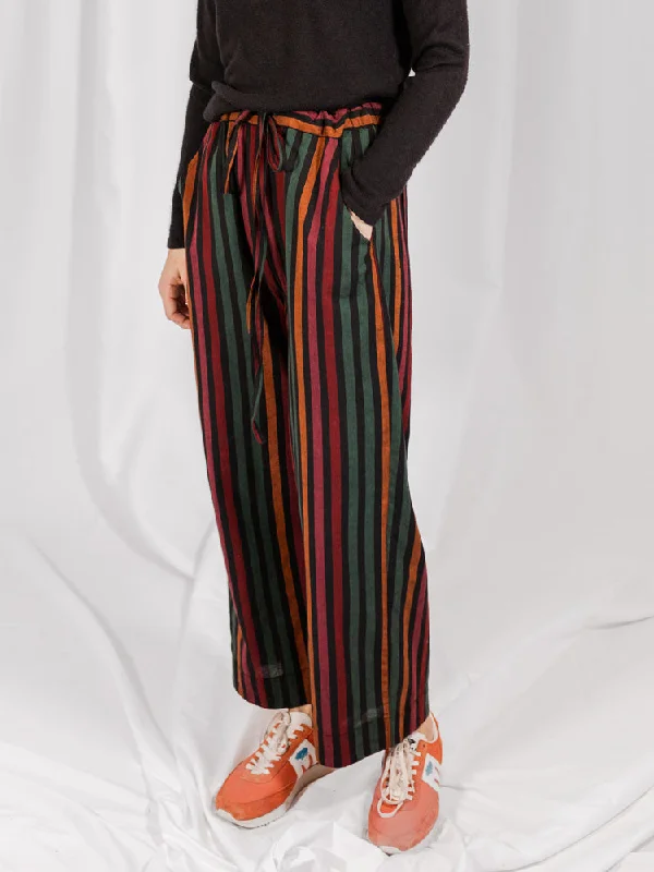 Women's Clothing With Trendy Designs Emmy Drawstring Pant - Sunset Stripe