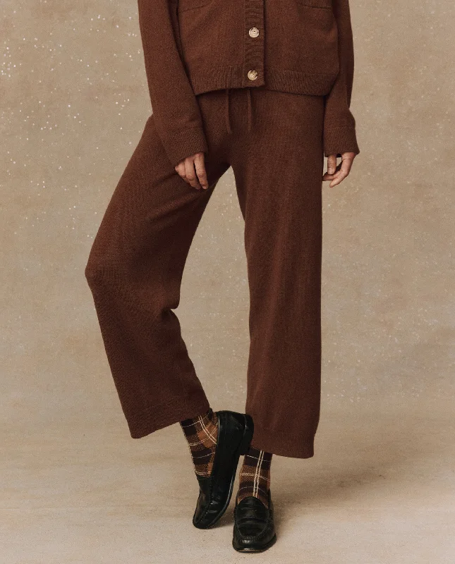 Women's Vintage-Inspired Outfit The Cashmere Lantern Pant. -- Santal