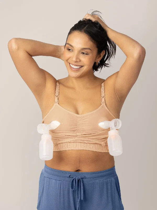 Women's Apparel And Garments Sublime® Hands-Free Pumping & Nursing Bra | Beige