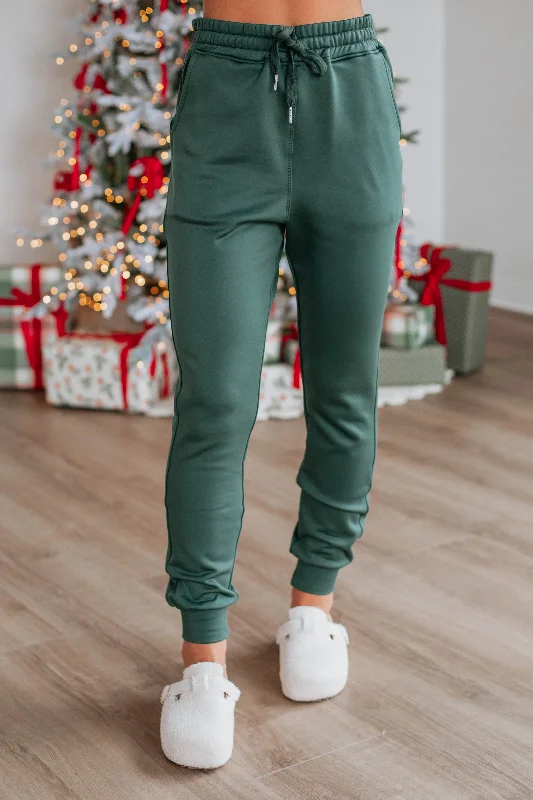 Elegant Women's Evening Garments Zealand Lounge Joggers - Forest