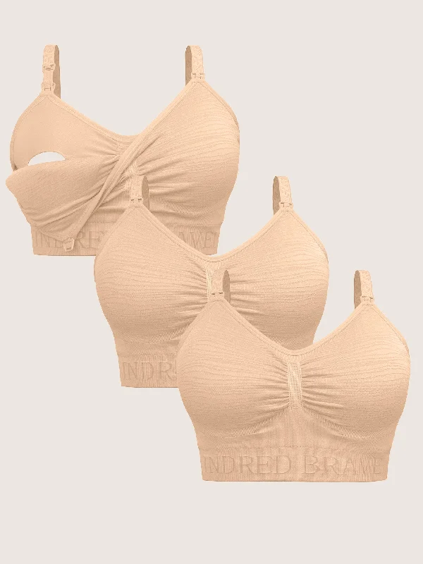 Women's Charming Outfit For Events Wash Wear Spare® Pumping Bra Pack | Beige