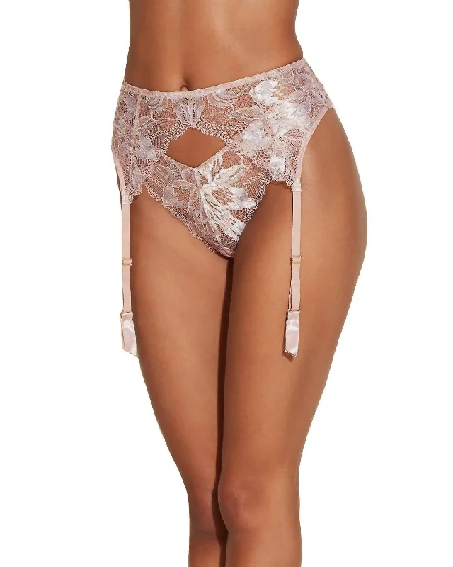 Women's Clothing For Casual Outings Paradiso Women's Garter Belt Parad4141 In Mandorla