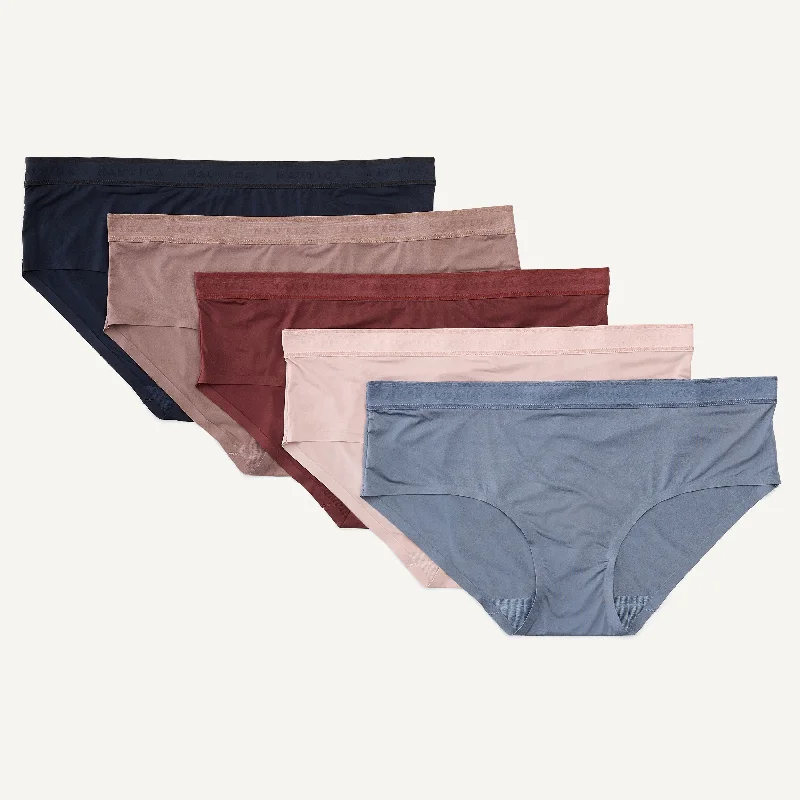 Women's Everyday Apparel Nautica Womens Hipster Brief, 5-Pack