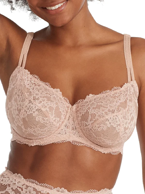 Affordable Women's Garments Camio Mio Women's Lace Unlined Side Support Bra