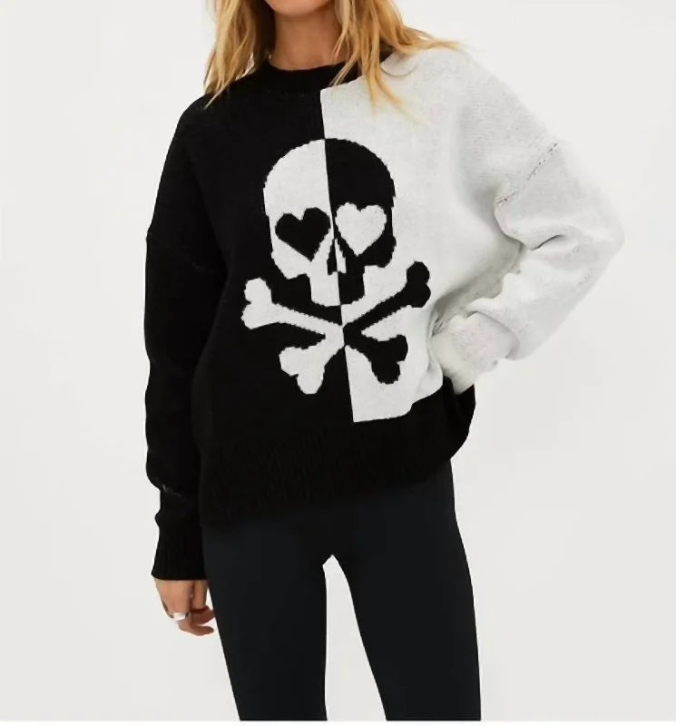 Affordable Luxury Women's Apparel The Callie Sweater In Skull