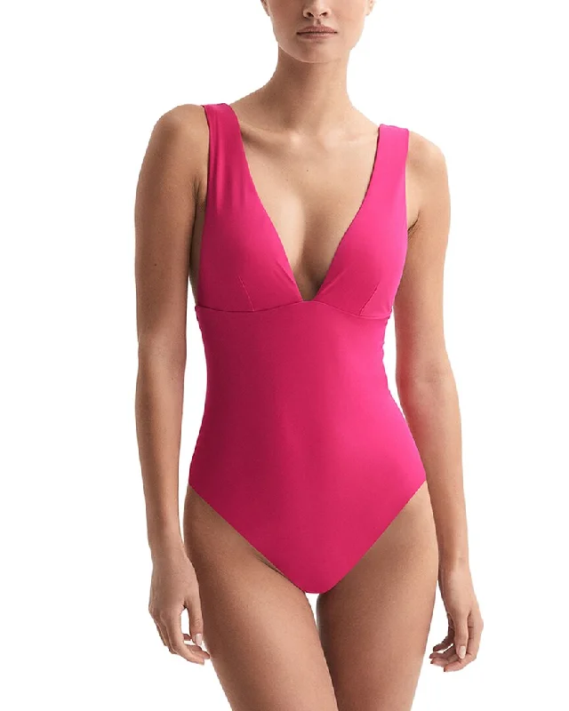 Vintage-Inspired Women's Apparel Reiss Luna Italian Fabric Swimsuit