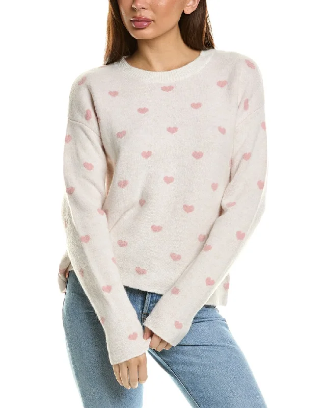 Women's Garments Splendid Lolly Hearts Wool-Blend Sweater