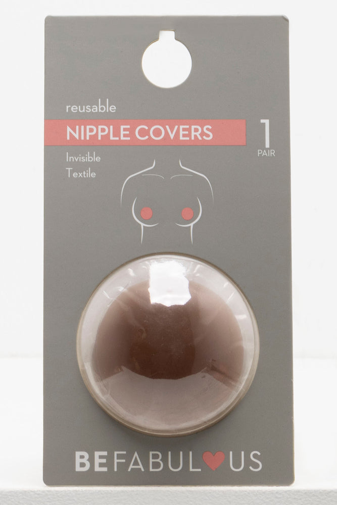 Women's Professional Outfit Nipple Caps Dark Natural