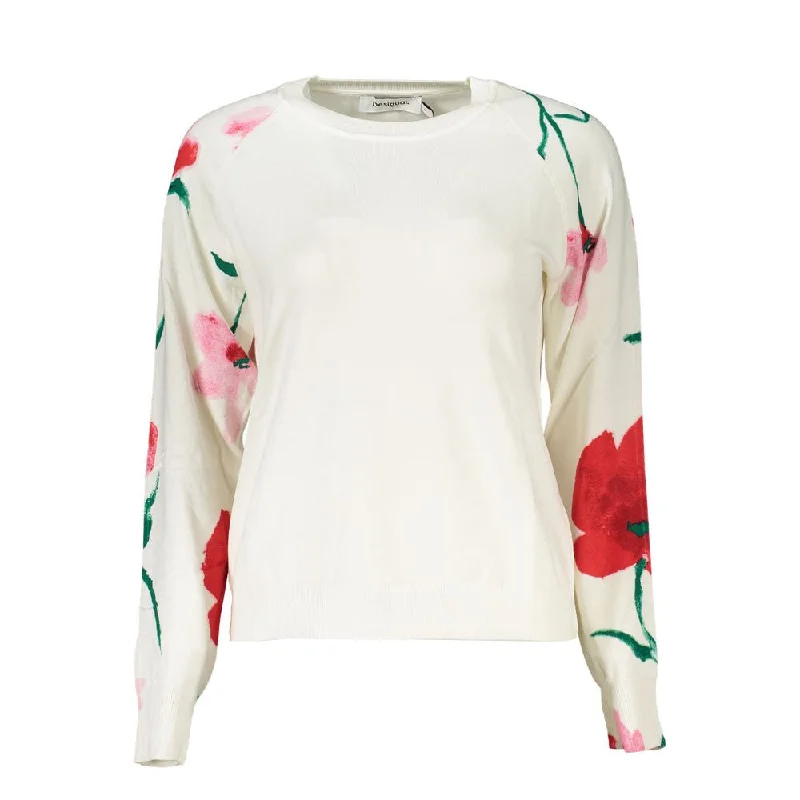 Women's Clothing Apparel Sets Desigual Elegant Crew Neck Sweater with Contrast Women's Details