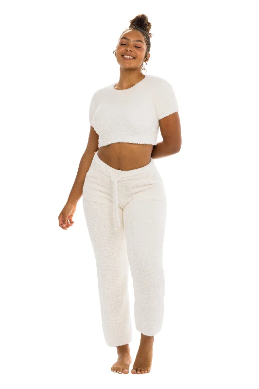 Formal Garments For Women Unwind Crop Top Ivory