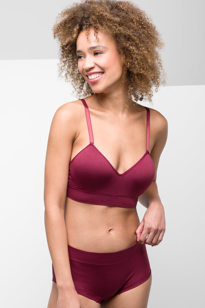 Women's Seasonal Garments Seam-Free Bralette Red