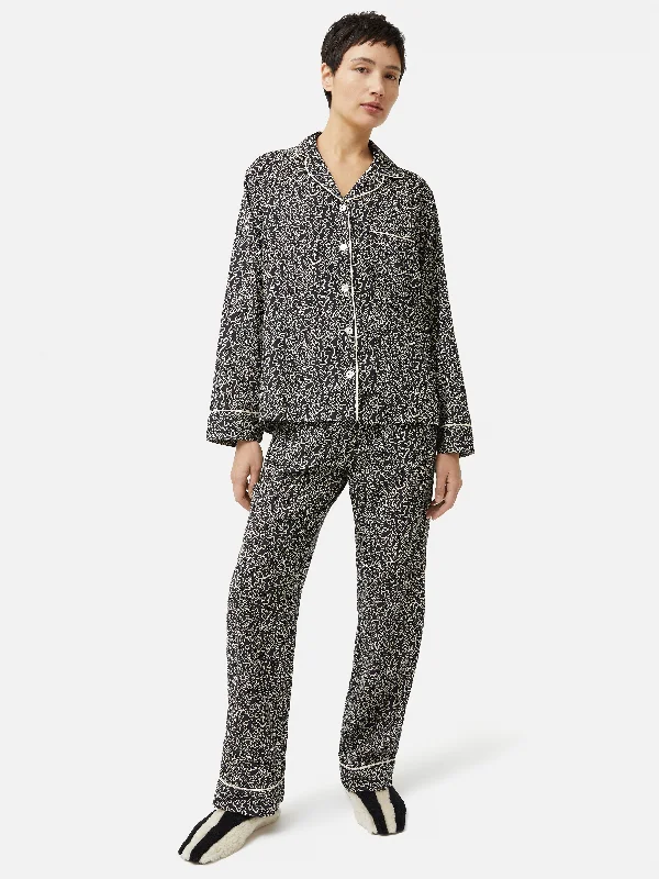 Women's Clothes For The Office Mini Hydra Coral Pyjama | Black