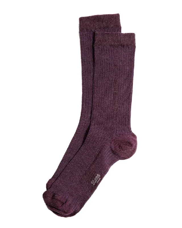 Affordable Women's Clothing Stems Eco-Conscious Cashmere-Blend Crew Sock