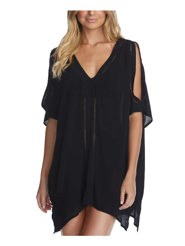 Women's Classic Outfit Juniors Womens Summer Shirt Cover-Up