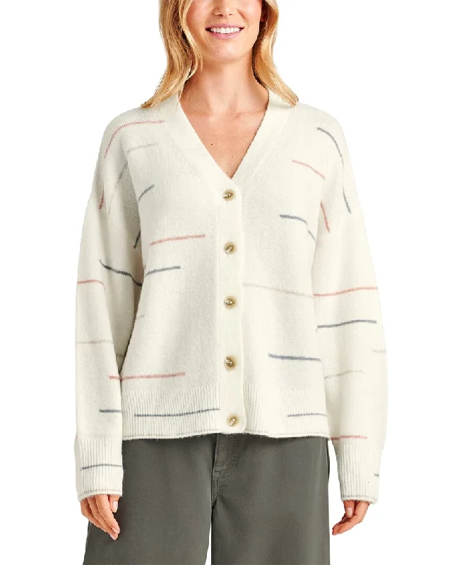 Women's Clothes For Outdoor Events Splendid Quinn Stripe Wool & Alpaca-Blend Cardigan