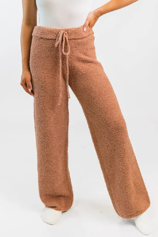 Women's Transitional Attire Dawn Teddy Fuzzy Lounge Pants