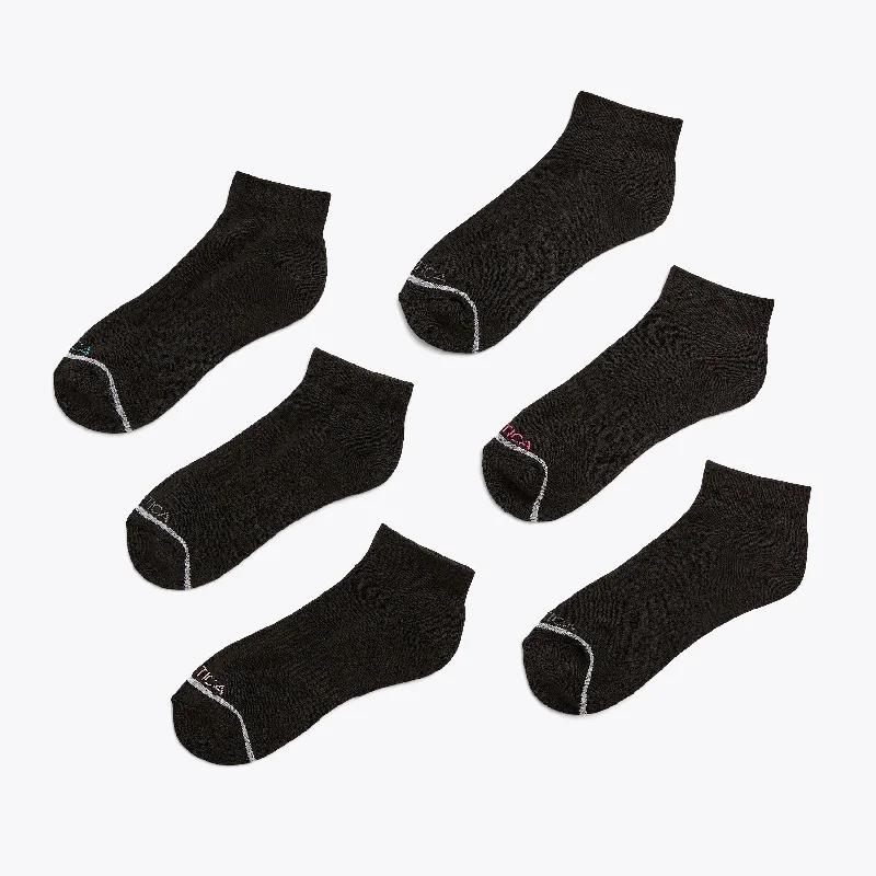 Women's Elegant Formal Outfit Nautica Womens Athletic Quarter Socks, 6-Pack