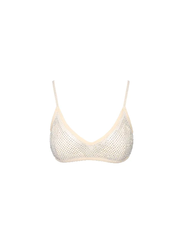 Women's High-Fashion Garments Embellished Stone Bra