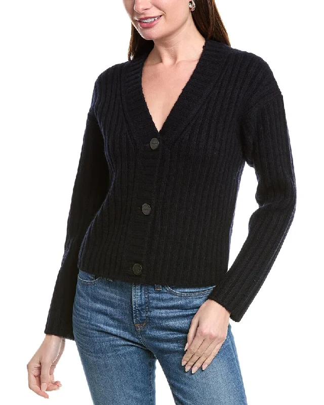 Affordable Women's Clothes Vince Chunky Rib Wool & Cashmere-Blend Cardigan