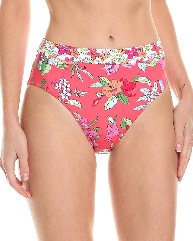 Charming Everyday Clothing For Women Tommy Bahama Summer Floral High-Waist Bikini Bottom