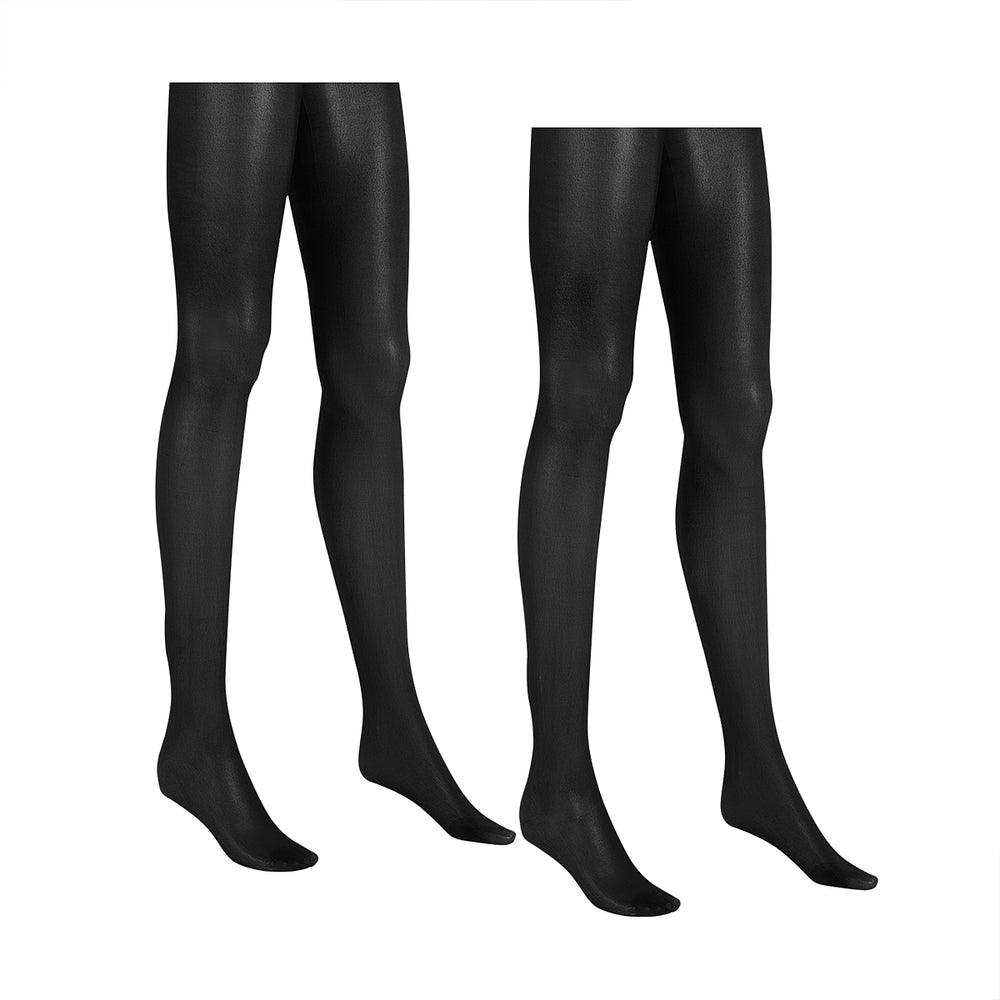 Casual Clothing For Women 2 Pack Matt Pantyhose Black