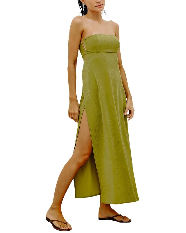 Women's Trendy Apparel ViX Solid Esther Long Cover-Up