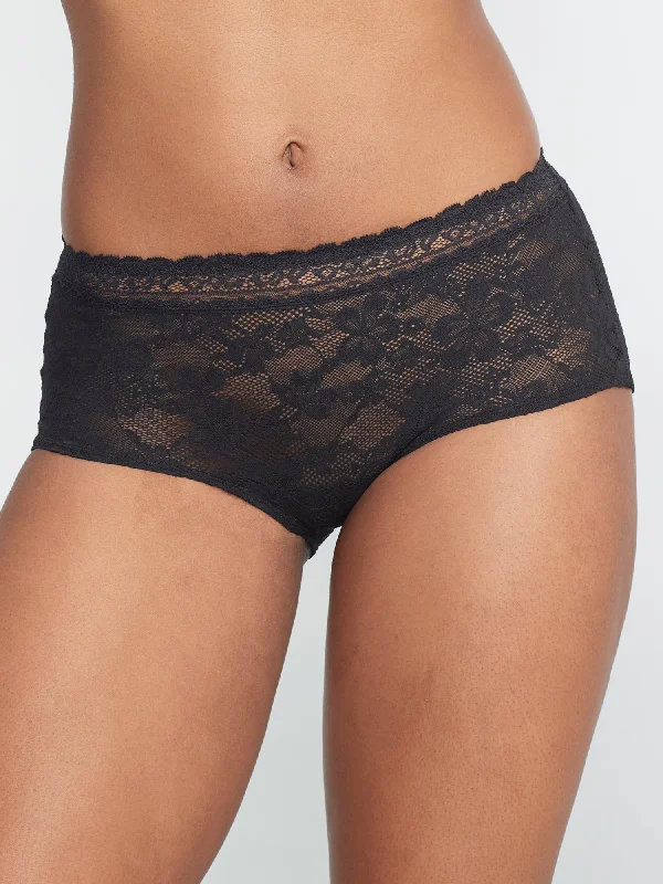 Affordable Women's Garments Bare Women's Soft Stretch Lace Boyshort