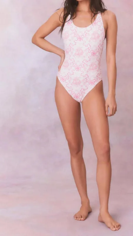 High-Fashion Women's Clothing Dusk One Piece In Bubblegum Blast