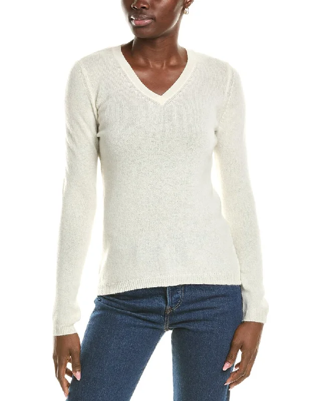 Women's Everyday Garments Forte Cashmere V-Neck Cashmere Sweater