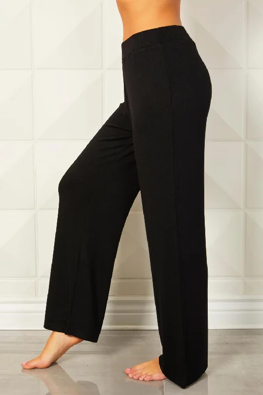 Women's Stylish Casual Garments Lounge Pant In Black