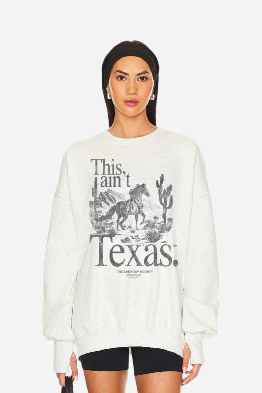 Women's Contemporary Apparel Laundry Room This Ain't Texas Stallion - Jump Jumper in Heather Pebble