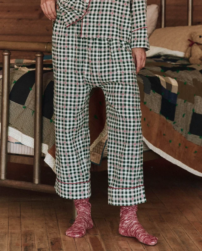 Women's Clothes For Work Events The Pajama Pant. -- Winter Pine Plaid