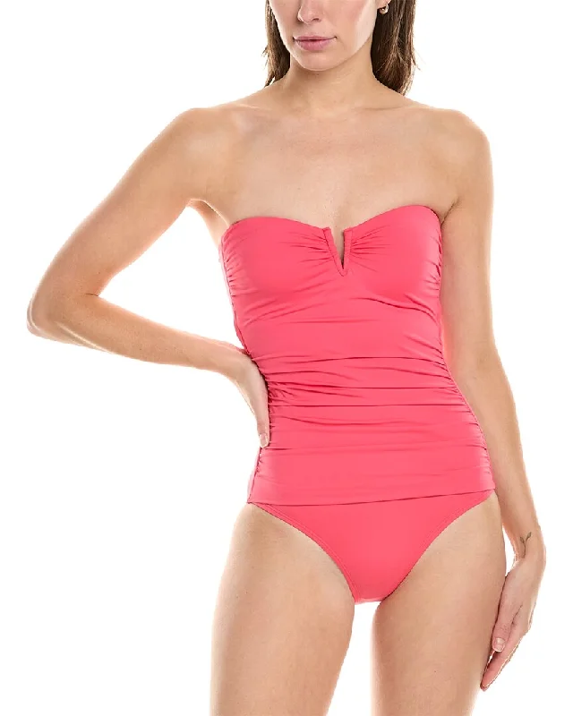 Stylish And Comfortable Clothing For Women Tommy Bahama Pearl V Front Bandeau One-Piece