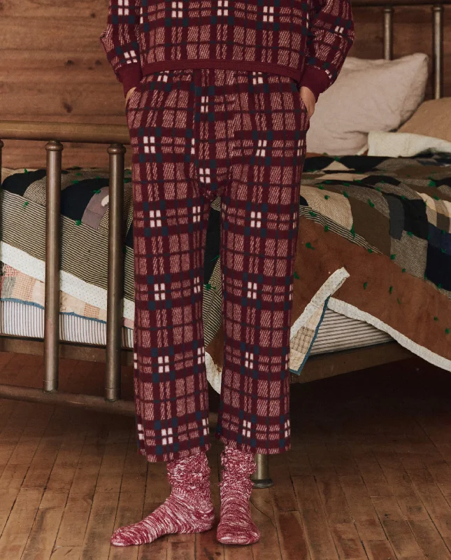 Women's Clothes For Outdoor Events The Plush Fleece Pajama Pant. -- Fireside Plaid