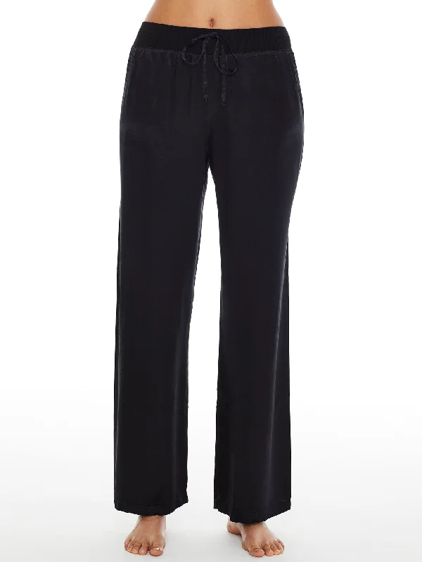 Women's Relaxed Outfit PJ Harlow Women's Jolie Satin Lounge Pants