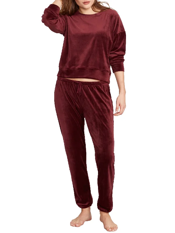 Women's Office Clothing Bare Women's The Cozy Velour Lounge Set