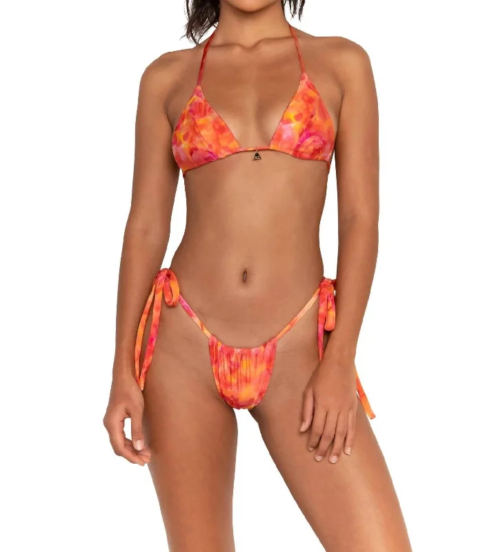 Women's Seasonal Attire Honey Bikini Top In Bloom