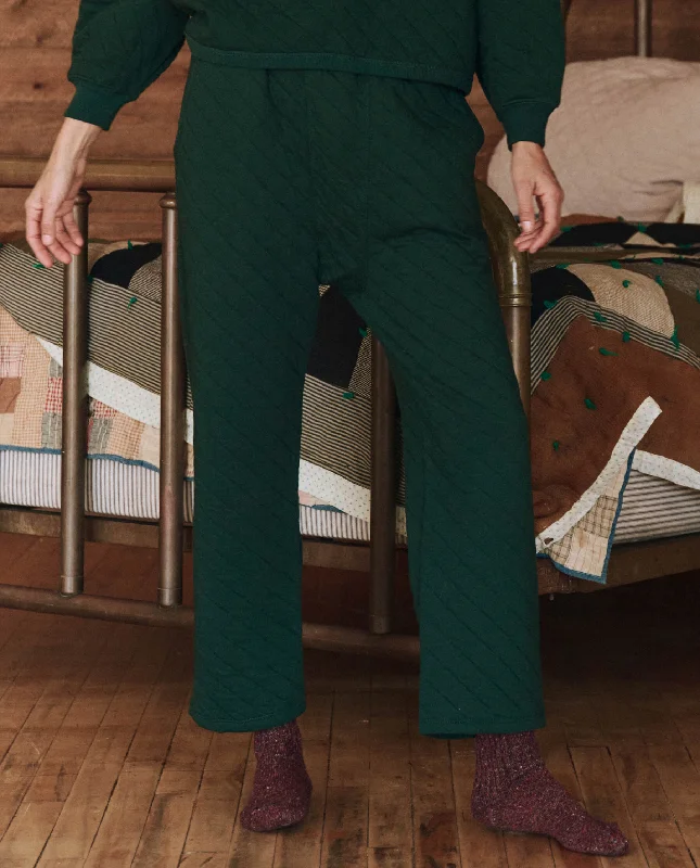 Women's Clothing The Quilted Pajama Pant. -- Pine