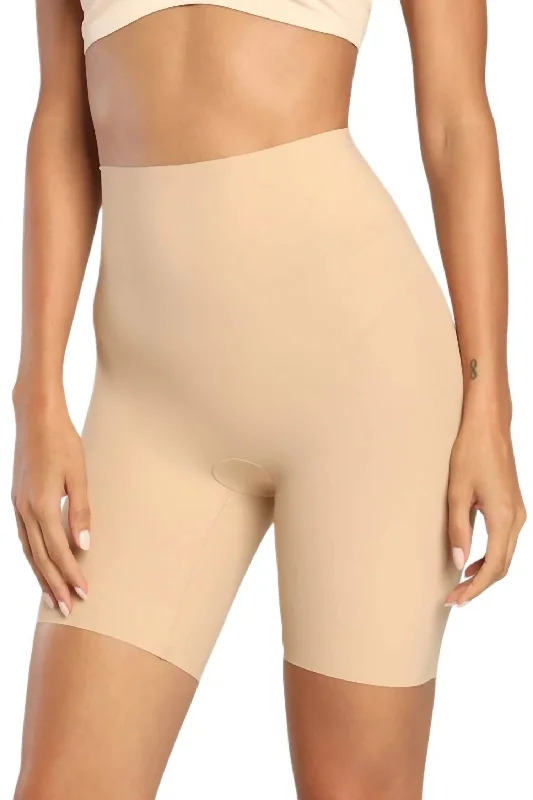 Casual Chic Clothing For Women Control Short In Beige