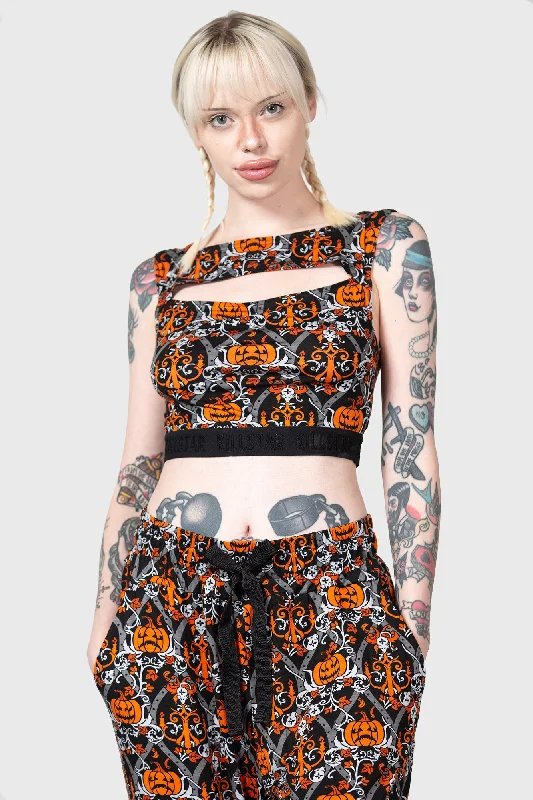 Vintage-Inspired Women's Apparel Fascinate Crop Top