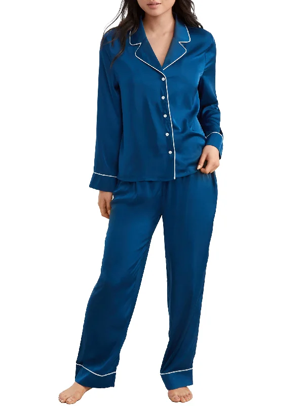 Stylish Women's Clothing Bare Women's Washed Satin Pajama Set